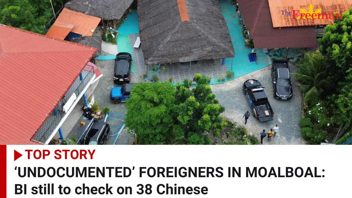 Undocumented’ foreigners in Moalboal: BI still to check on 38 Chinese